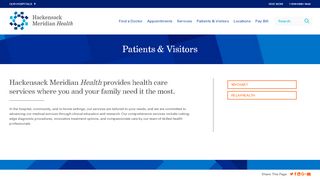 
                            7. Patients & Visitors | Hackensack Meridian Health