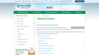 
                            2. Patients & Visitors - Texas Health Huguley