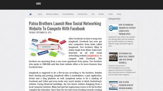 
                            6. Patna Brothers Launch New Social Networking …