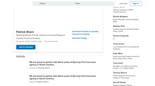 
                            7. Patrick Ahern - Marketing Director of South Carolina ... - LinkedIn