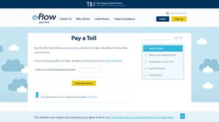 
                            3. Pay a Toll - eflow.ie