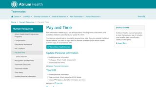 
                            7. Pay and Time - teammates.atriumhealth.org