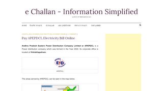 
                            3. Pay APEPDCL Electricity Bill Online - e-challan.com