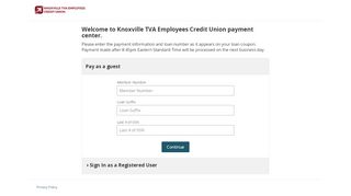 
                            5. Pay as a guest – Knoxville TVA Employees Credit Union ...