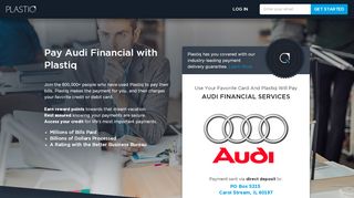 
                            5. Pay Audi Financial with Plastiq