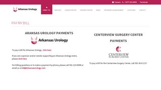 
                            3. Pay My Bill - Arkansas Urology