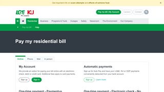 
                            2. Pay my residential bill | LG&E and KU - LGE-KU.com