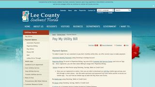 
                            9. Pay My Utility Bill - Lee County Southwest Florida