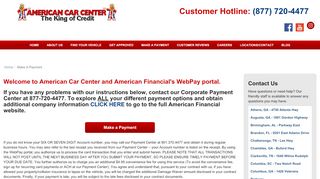 
                            3. Pay Online | American Car Center