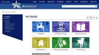 
                            1. PAY ONLINE - City of Arlington