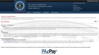 
                            2. Pay Online - Pennsylvania's Unified Judicial System