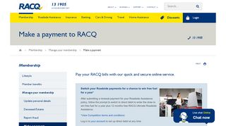 
                            4. Pay Online - RACQ
