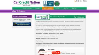 
                            5. Pay Online through Portal Pay | Car Credit Nation