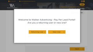 
                            3. Pay Per Lead Portal - Walker Advertising