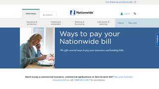 
                            11. Pay Personal Insurance & Banking Bills Online – Nationwide