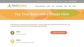 
                            3. Pay Rent - Nest Finders - Nest Finders Property Management