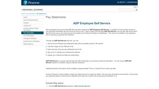 
                            7. Pay Statements - Pearson