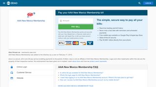 
                            6. Pay your AAA New Mexico Membership bill - doxo.com