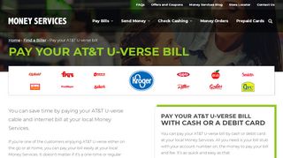 
                            5. Pay Your AT&T U-verse Bill – Money Services