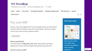 
                            9. Pay your bill! – NYU Precollege