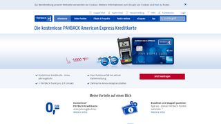 
                            5. PAYBACK American Express Kreditkarte • »dauerhaft …