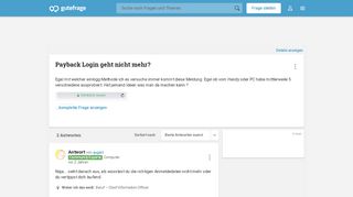 
                            6. Payback Login geht nicht mehr? (Computer, Payback …