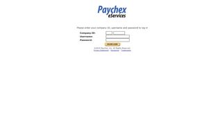 
                            7. Paychex eServices - Login