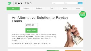 
                            1. Payday Loan Alternative from MaxLend - Loans …