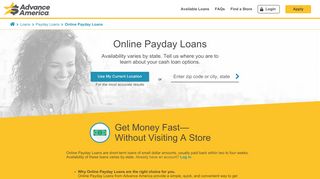 
                            4. Payday Loans Online | Advance America