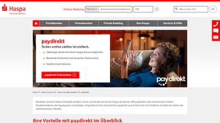 
                            6. paydirekt - sicher online zahlen ist einfach - haspa.de