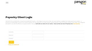 
                            5. Payentry Client Login » Paragon Payroll, Inc.