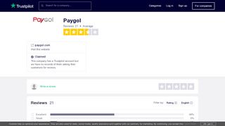 
                            8. Paygol Reviews | Read Customer Service Reviews …