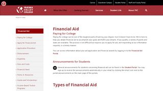 
                            3. Paying for College - Financial Aid - Yakima Valley College