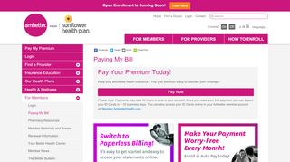 
                            2. Paying My Bill | Ambetter from Sunflower Health Plan
