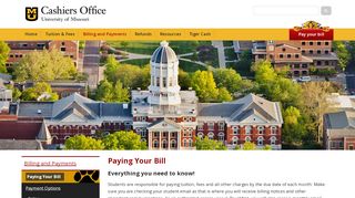 
                            8. Paying Your Bill // Cashiers Office
