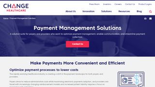 
                            7. Payment Management Solutions | Change Healthcare