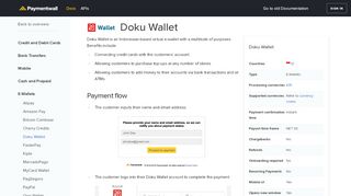 
                            4. Payment Method - Doku Wallet - Paymentwall