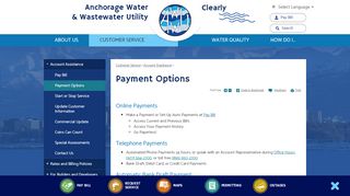 
                            2. Payment Options | Anchorage Water and Wastewater Utility