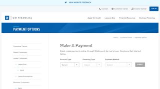 
                            3. Payment Options | GM Financial