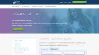 
                            1. Payment Options - Midland Credit Management