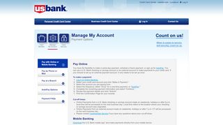
                            4. Payment Options - USBANK
