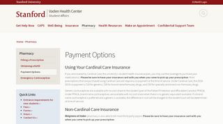 
                            9. Payment Options | Vaden Health Center