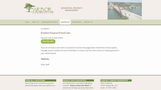 
                            6. Payments - Arbor Properties