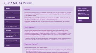 
                            6. Payoneer - Oranum Wiki - Oranum