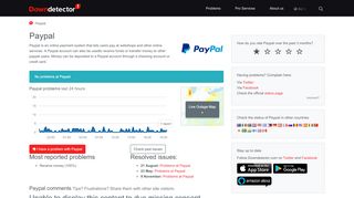 
                            7. Paypal down? Check current status | Downdetector