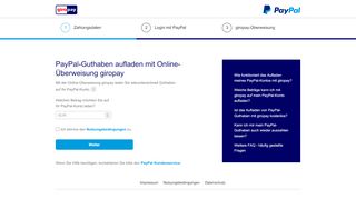 
                            2. PayPal-Guthaben aufladen mit Online-Überweisung …