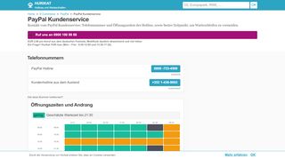 
                            11. PayPal Hotline: Öffnungszeiten und Telefonnummer