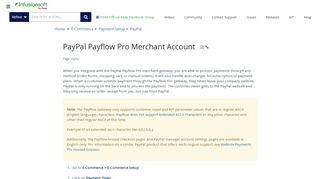 
                            8. PayPal Payflow Pro Merchant Account | Infusionsoft