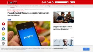 
                            6. Paypal startet Überweisungsdienst Xoom in Deutschland ...
