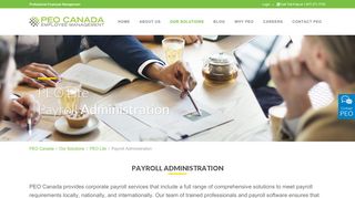 
                            1. Payroll Administration | PEO Canada